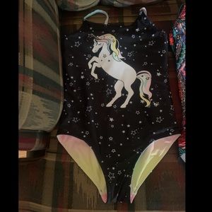 Justice girls reversible one piece swimsuit